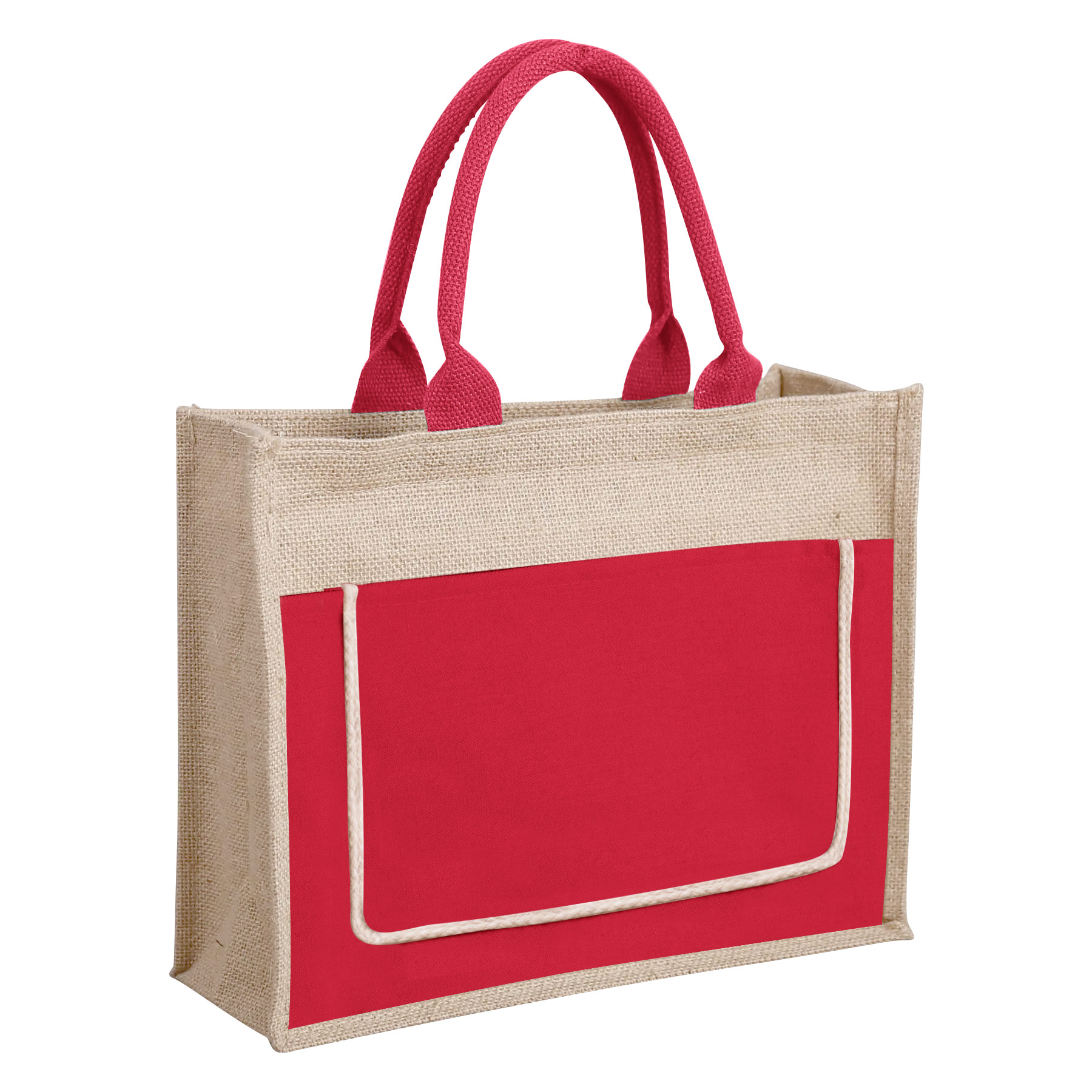 FlyFlyPromos - Jute Beach Tote Bag Image 11 - Promotional Product